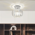 ScandiBall: Minimalist Pendant Light Glass Round – Elegant & Bright for Hallway & Living Room