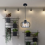 ScandiBall: Minimalist Pendant Light Glass Round – Elegant & Bright for Hallway & Living Room