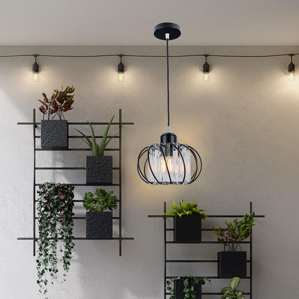 ScandiBall: Minimalist Pendant Light Glass Round – Elegant & Bright for Hallway & Living Room