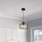 ScandiBall: Minimalist Pendant Light Glass Round – Elegant & Bright for Hallway & Living Room