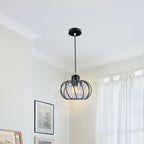 ScandiBall: Minimalist Pendant Light Glass Round – Elegant & Bright for Hallway & Living Room