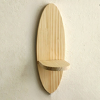 ScandiKurve: Wall Shelves Wood – Space-saving, Stable & Hanging with Curved Edges for Kitchen & Home Office