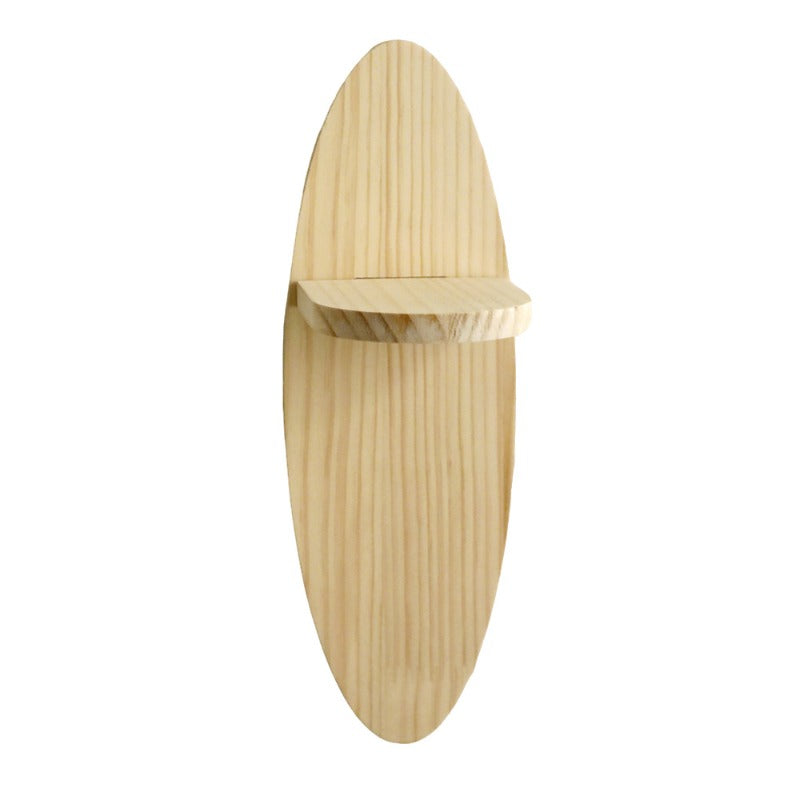 ScandiKurve: Wall Shelves Wood – Space-saving, Stable & Hanging with Curved Edges for Kitchen & Home Office