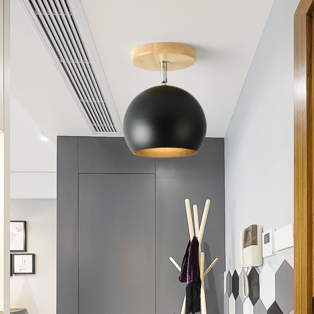 Scandinavian Ceiling Light with Adjustable E27 Socket