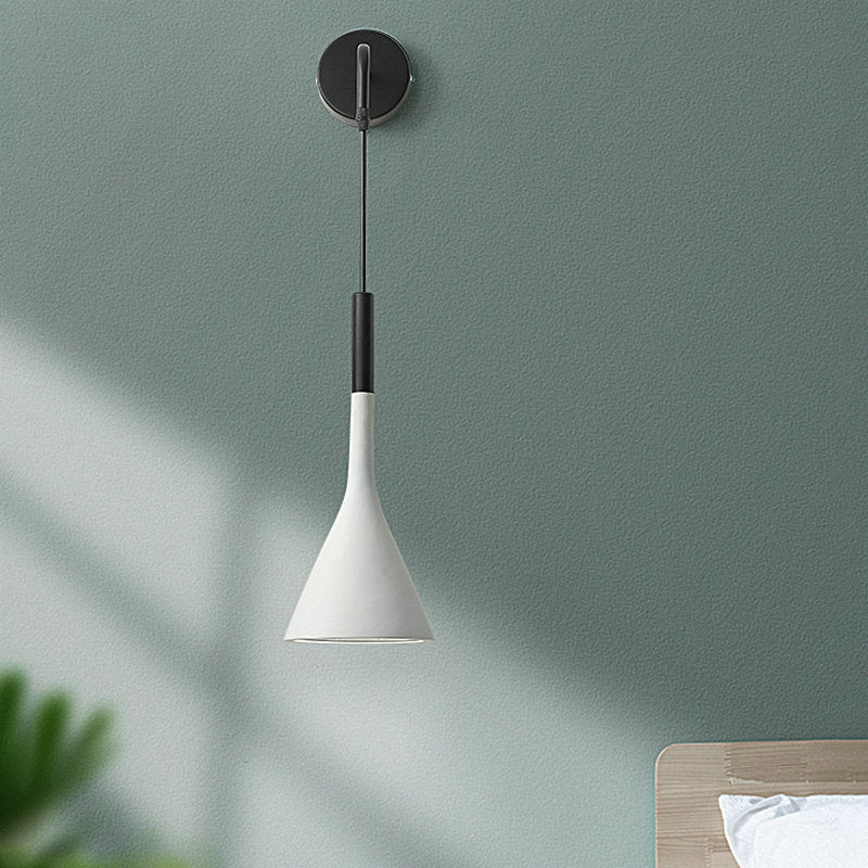 Wall Sconce Light Metal Adjustable Cord Wall Mounted Fixture
