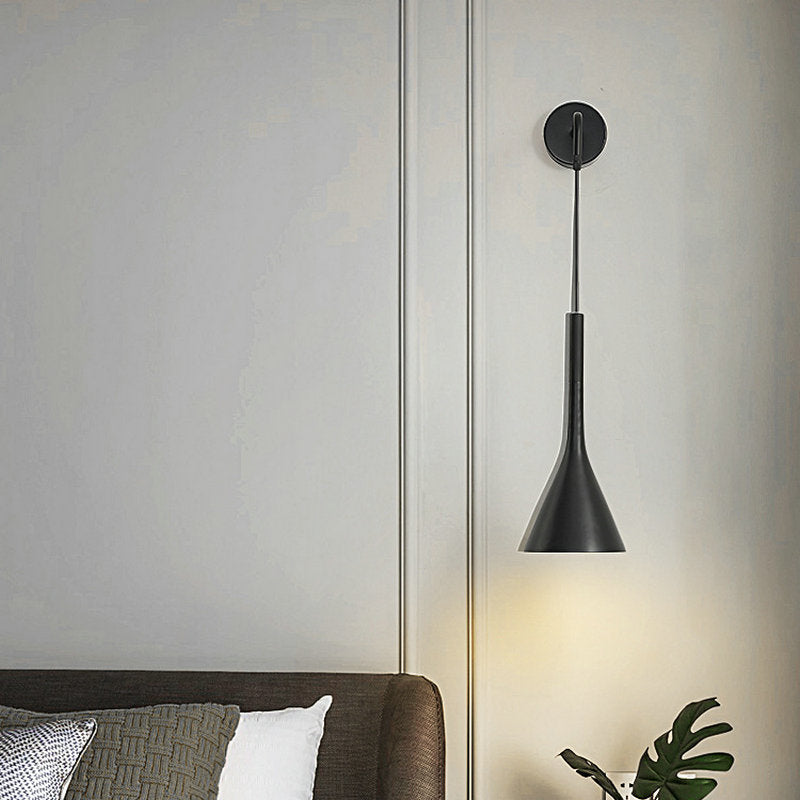 Wall Sconce Light Metal Adjustable Cord Wall Mounted Fixture