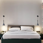 Wall Sconce Light Metal Adjustable Cord Wall Mounted Fixture