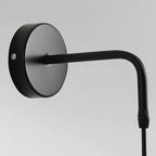 Wall Sconce Light Metal Adjustable Cord Wall Mounted Fixture