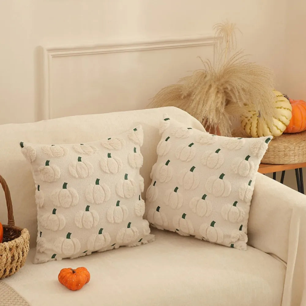 Caveron - Plush Pumpkin Decorative Pillow Cover 45x45cm