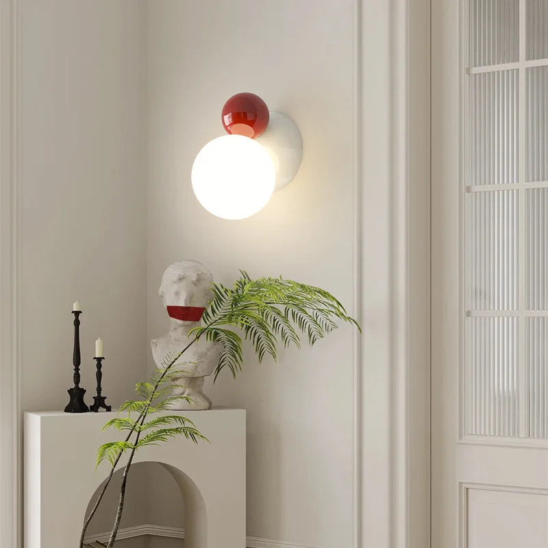 Solvéra – Nordic LED Wall Lamp Cream Style Children's Room