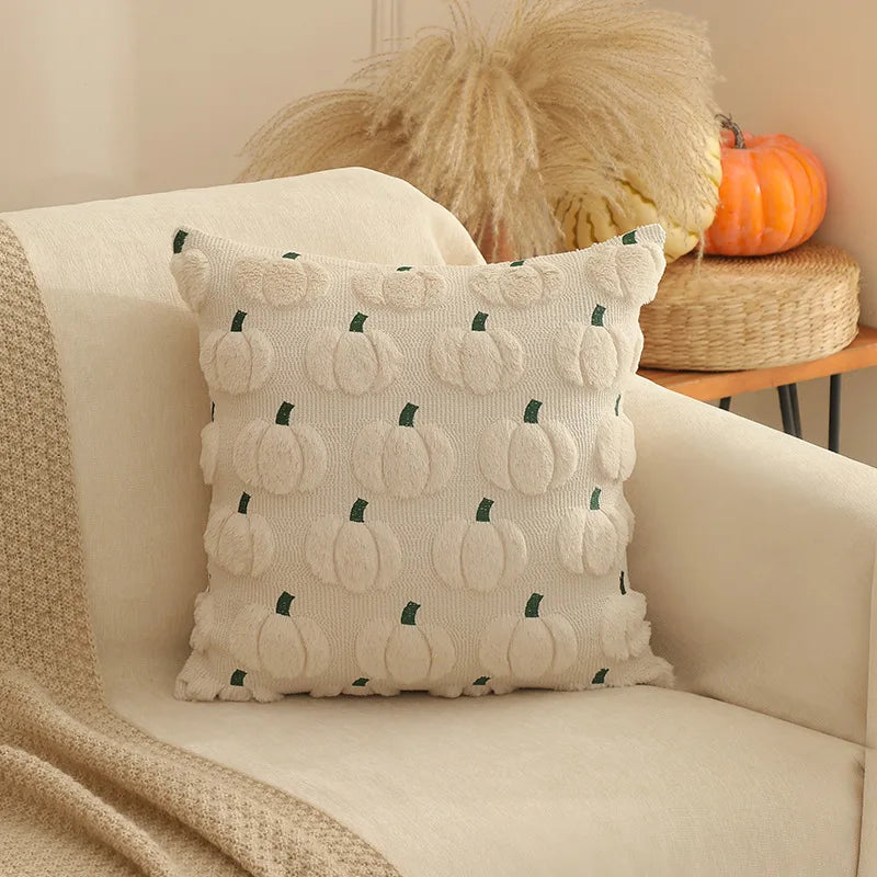 Caveron - Plush Pumpkin Decorative Pillow Cover 45x45cm