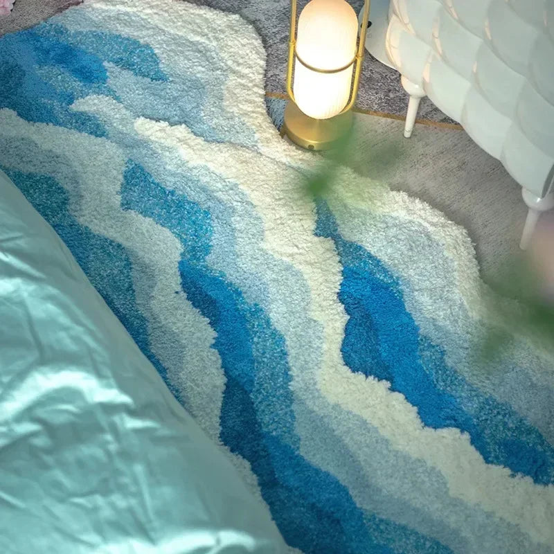 Waven - Wave Tufted Carpet Non-Slip Plush Rug