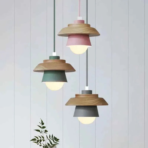 Bela Wood Pendant Light | Macaron Colour Palette, Modern Nordic Design