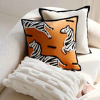 Cavalli Cushion Cover | Embroidered Animal Prints, 45x45 cm