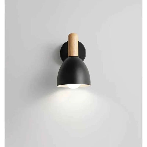 Bello Nordic Wall Lamp | Adjustable 360° Light, Natural Wood Design