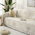Chic Loom: Reversible Cotton Blanket with Elegant Texture and Soft Feel – for Sofa and Bedroom