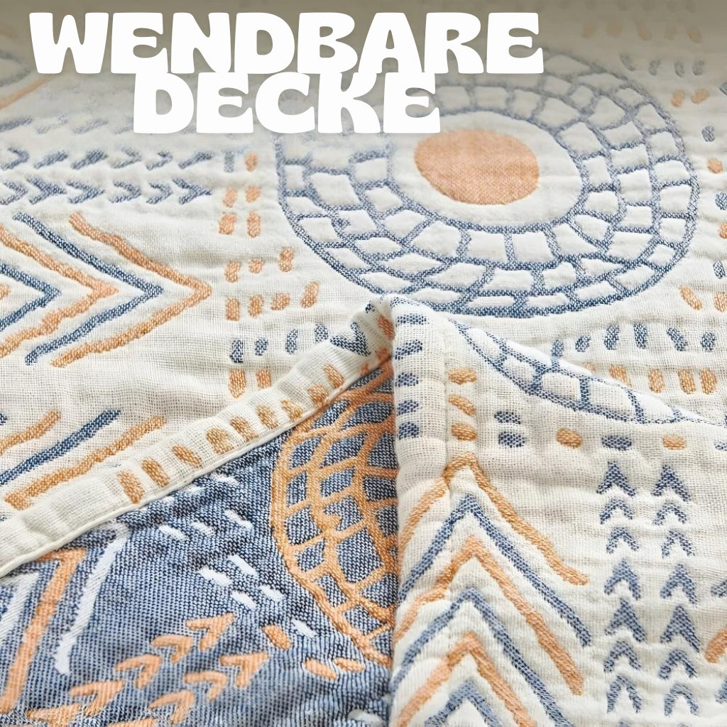 Chic Loom: Reversible Cotton Blanket with Elegant Texture and Soft Feel – for Sofa and Bedroom