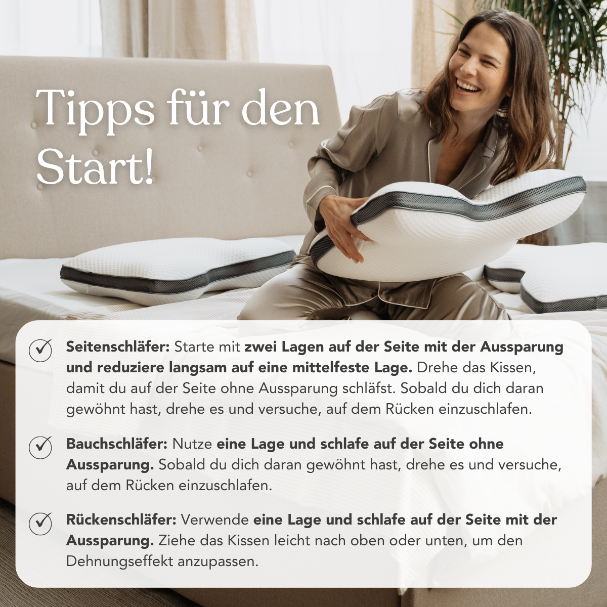 SleepBalance: Neck Pillow – Supportive & Skin-Friendly for Various Sleeping Positions