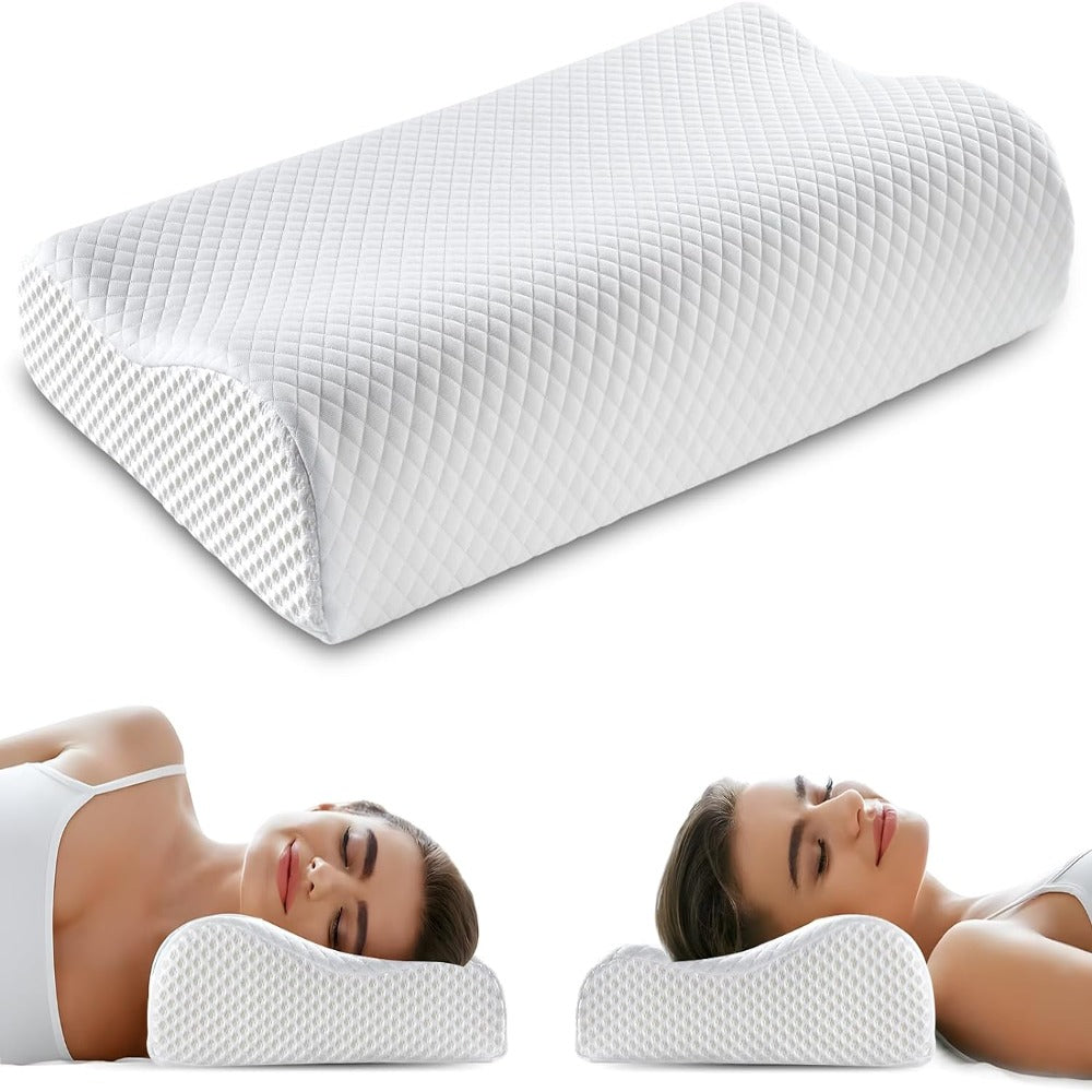 SleepCloud: Ergonomic Memory Foam Pillow – Comfortable & Orthopedic for Neck Pain