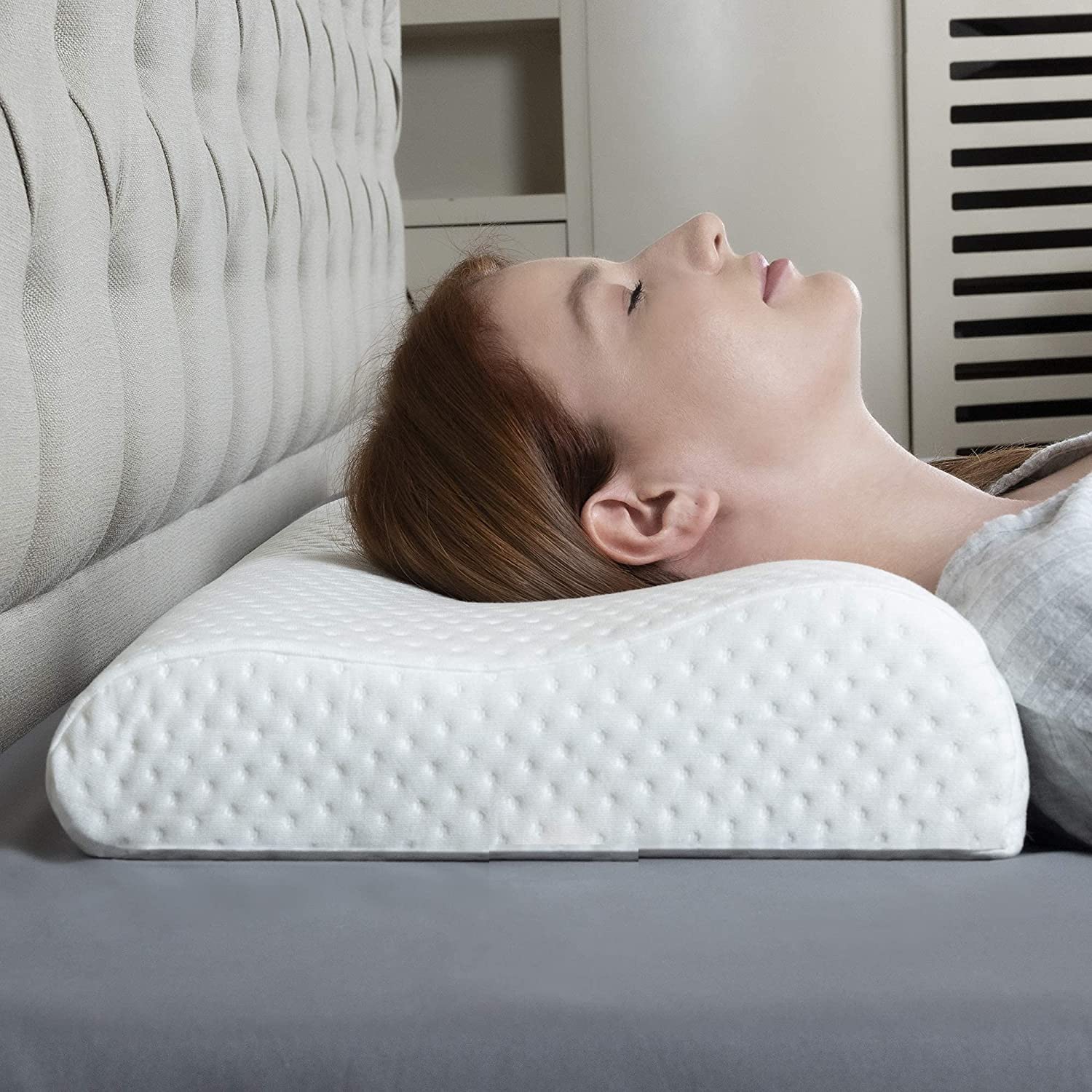 SleepCloud: Ergonomic Memory Foam Pillow – Comfortable & Orthopedic for Neck Pain