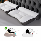 Pain-Free Night: Orthopedic Neck Pillow – Memory Foam & Ergonomic for Healthy Sleep Posture