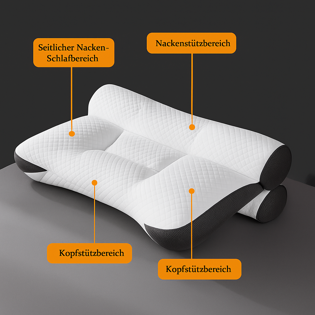 Pain-Free Night: Orthopedic Neck Pillow – Memory Foam & Ergonomic for Healthy Sleep Posture