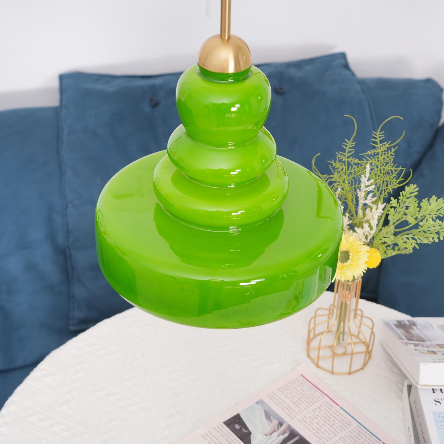 Astraea - Old-fashioned Glass Hanging Lamp