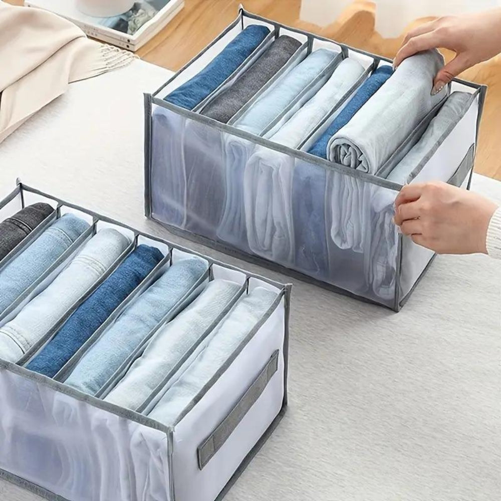 WardrobeHero: Clothing Organizer with Handle – sturdy, easy-care & perfect for clothes & accessories