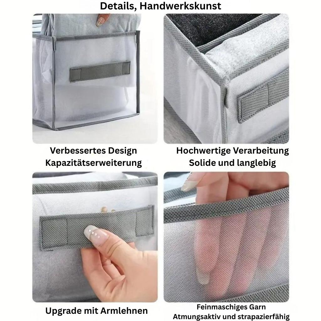 WardrobeHero: Clothing Organizer with Handle – sturdy, easy-care & perfect for clothes & accessories