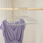 SchrankPlus: Metal Hangers – Slim, Elegant & Stable for Clothing Rods & Wardrobes (Set of 12)