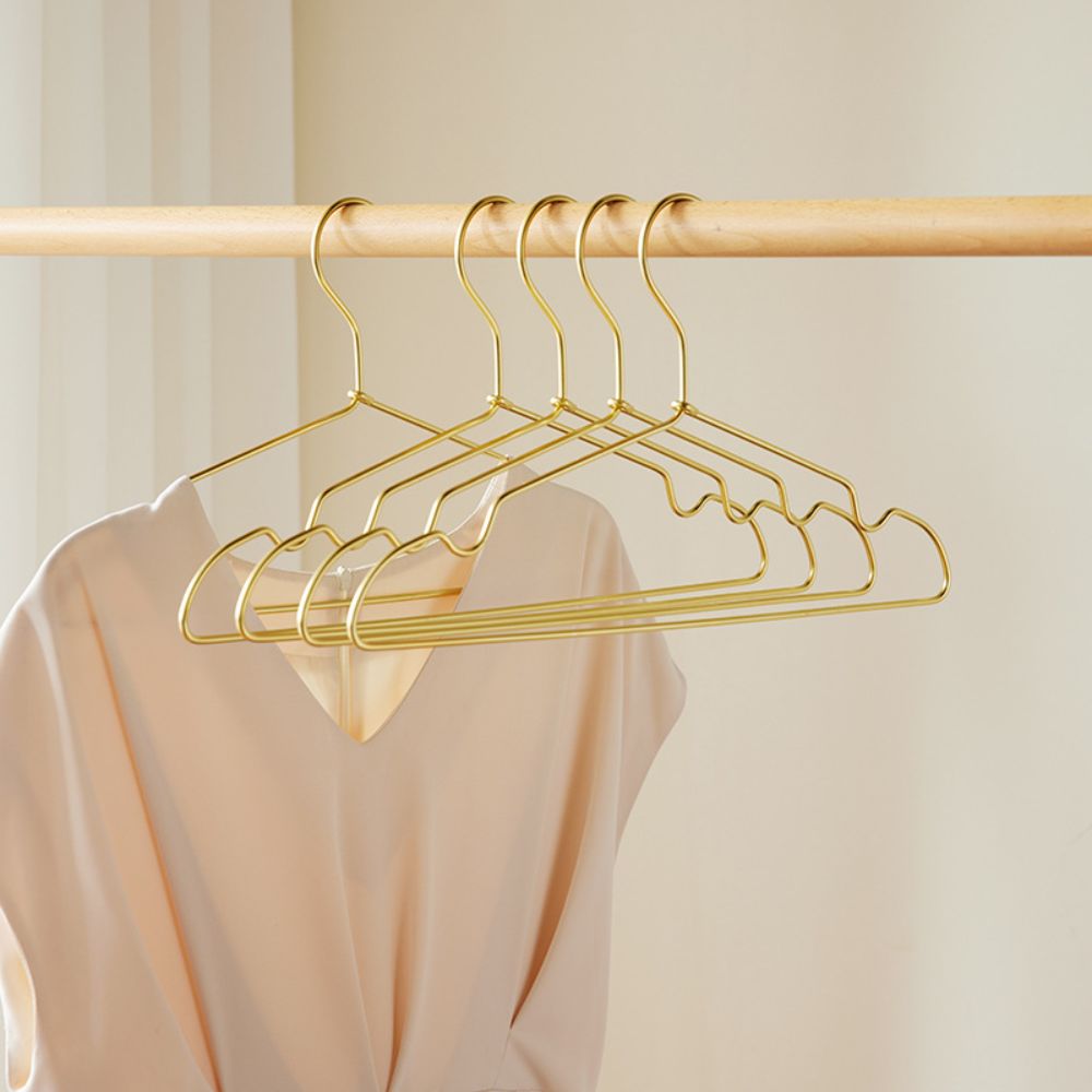 SchrankPlus: Metal Hangers – Slim, Elegant & Stable for Clothing Rods & Wardrobes (Set of 12)