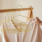 SchrankPlus: Metal Hangers – Slim, Elegant & Stable for Clothing Rods & Wardrobes (Set of 12)