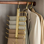 Wardrobe Star: multifunctional hanger – space-saving, foldable & non-slip for pants, scarves & belts