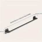 HeavyGrip: Wall Shelves for Bathroom – Durable Carbon Steel Shelf, Floating & Highly Load-Bearing Without Drilling for Bathroom Organization