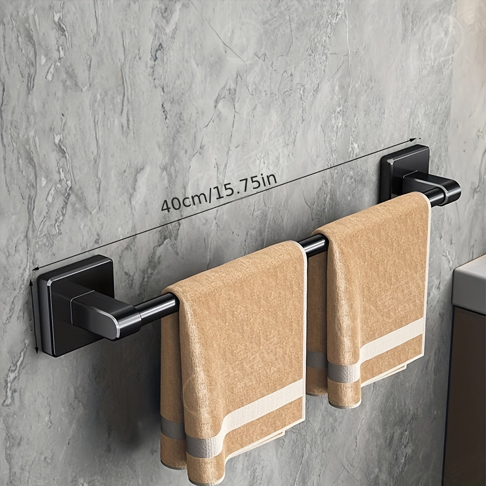 HeavyGrip: Wall Shelves for Bathroom – Durable Carbon Steel Shelf, Floating & Highly Load-Bearing Without Drilling for Bathroom Organization