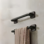 HeavyGrip: Wall Shelves for Bathroom – Durable Carbon Steel Shelf, Floating & Highly Load-Bearing Without Drilling for Bathroom Organization
