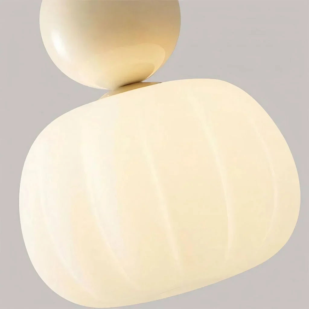 Bela Pumpkin Pendant Light | Modern LED, Adjustable Height