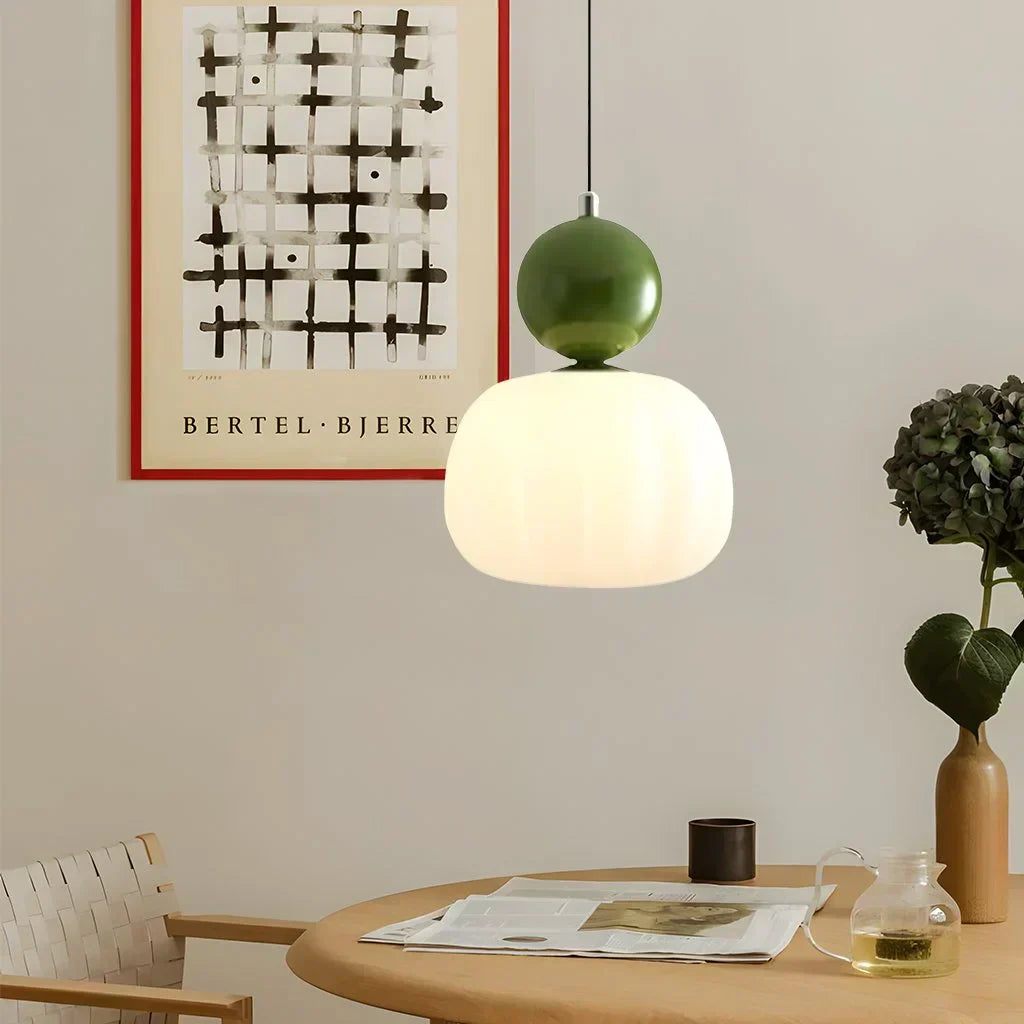 Bela Pumpkin Pendant Light | Modern LED, Adjustable Height
