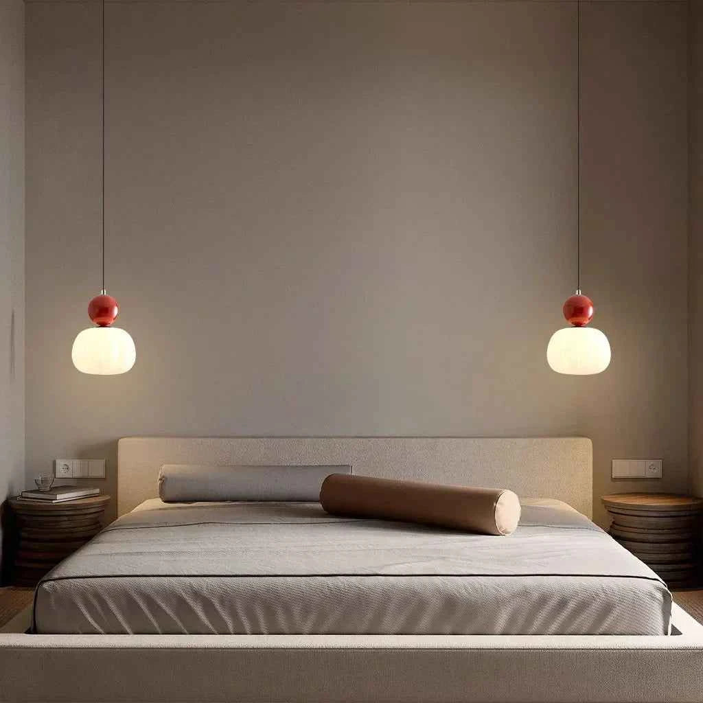 Bela Pumpkin Pendant Light | Modern LED, Adjustable Height