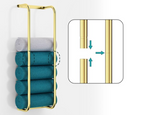 StilRaum: Towel Holder Bathroom – Elegant Wall Mount Made of Stainless Steel, Stable & Decorative for Small Bathrooms