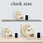 Belo Wall Clock | Silent Quartz Movement, Modern Minimalist Design
