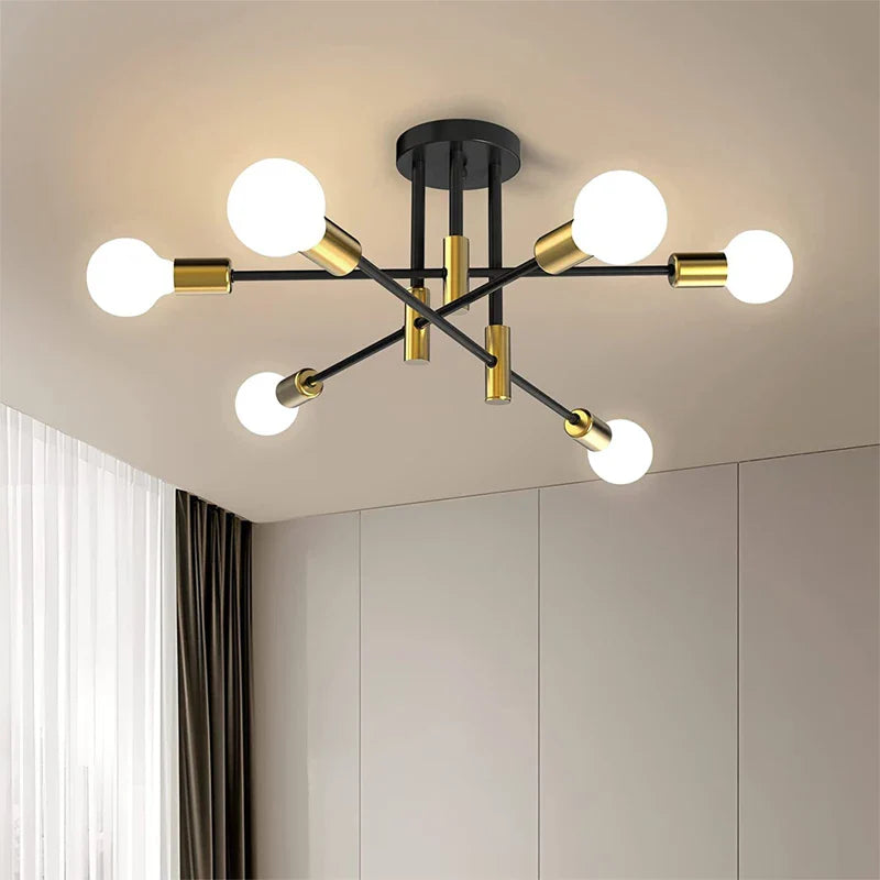 Draxion - Industrial Retro Ceiling Lamp E27