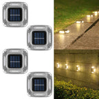 Cygnora – Solar LED Ground Spotlights Set of 4