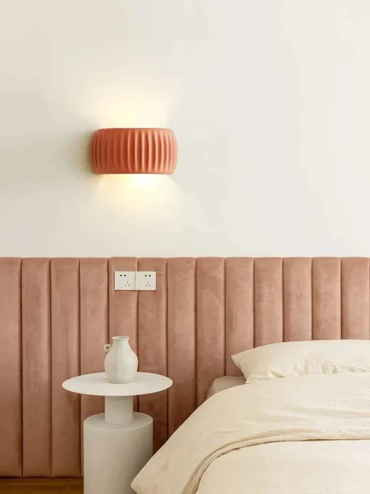 Bello Wall Lamp | Textured Resin, Up & Down Lighting