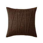 Velmire - Velvet Pillowcase with Wave Line Design 45x45cm