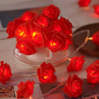 Cirellia – LED Rose Flower Light Chain with USB or Battery Power