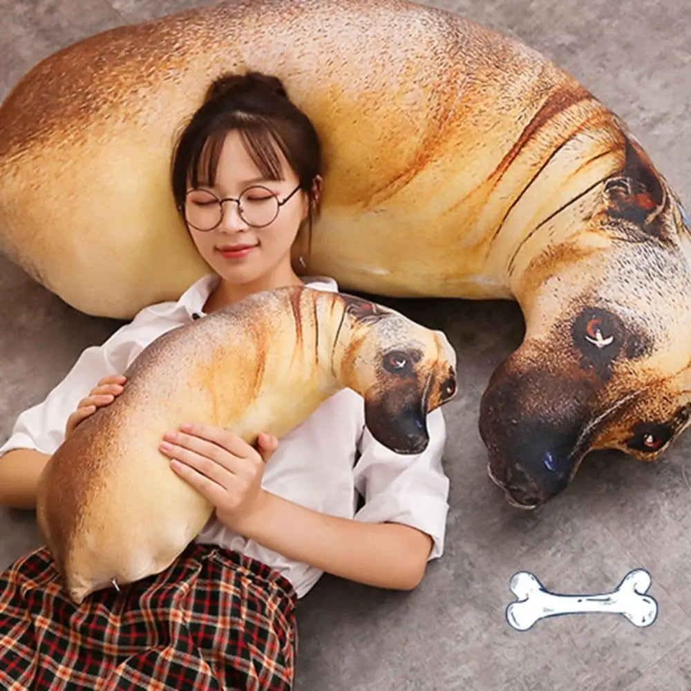 Barkley – 3D Dog Head Decorative Pillow
