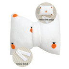 Marivelle - Plush Bow Decorative Pillow With Filling Plain