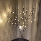 Elaren – Flexible LED Tree Branch Lamp on Battery with 20–60 Light Points