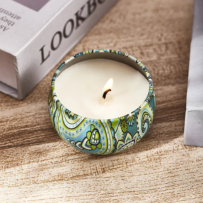 Florivis – 12-Piece Soy Wax Scented Candle Set for Aromatherapy & Gift